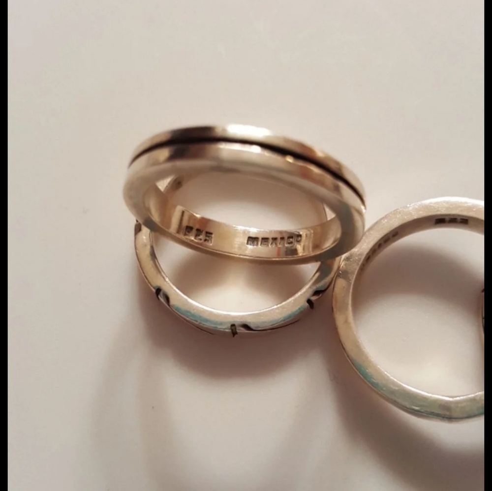 Sterling Silver Stackable Rings - Picture 2 of 3